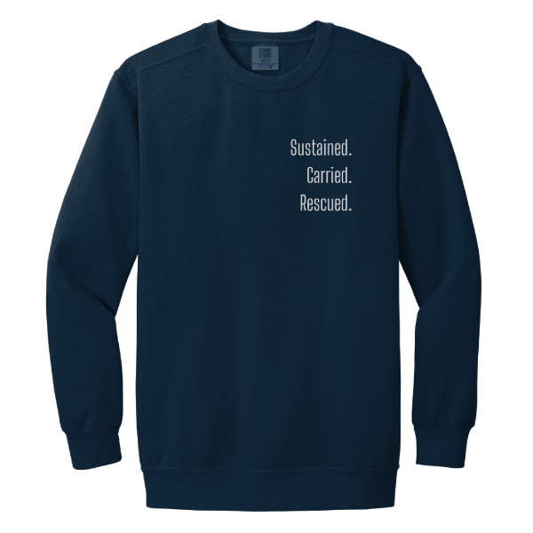 Isaiah 46:4- Comfort Colors Crewneck Sweatshirt