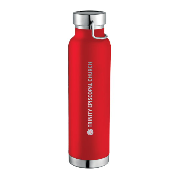 Trinity Logo Engraved Copper Vacuum Insulated Bottle 22oz