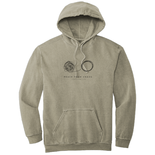 Peace from Chaos- comfort colors hoodie