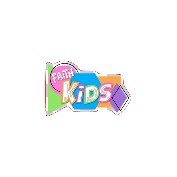 Faith Kids- Transparent Sticker