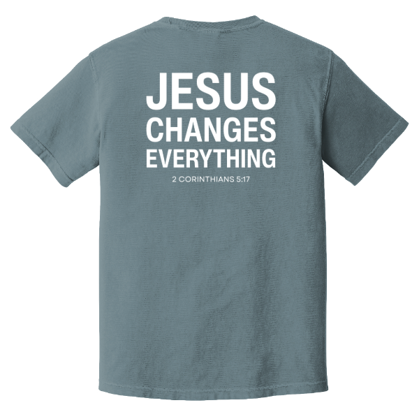 LHC Adult Heavyweight Tee - 2 Cor. 5:17 (Back)