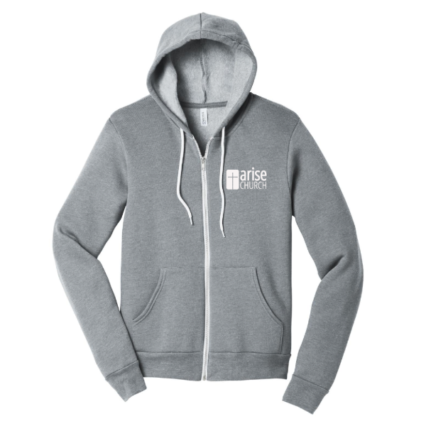 Unisex Sponge Fleece Full-Zip Hoodie