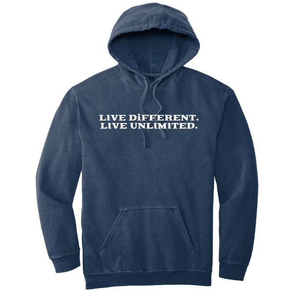 ULC LIVE DiFFERENT Comfort Colors Lightweight Fleece Hooded Sweatshirt