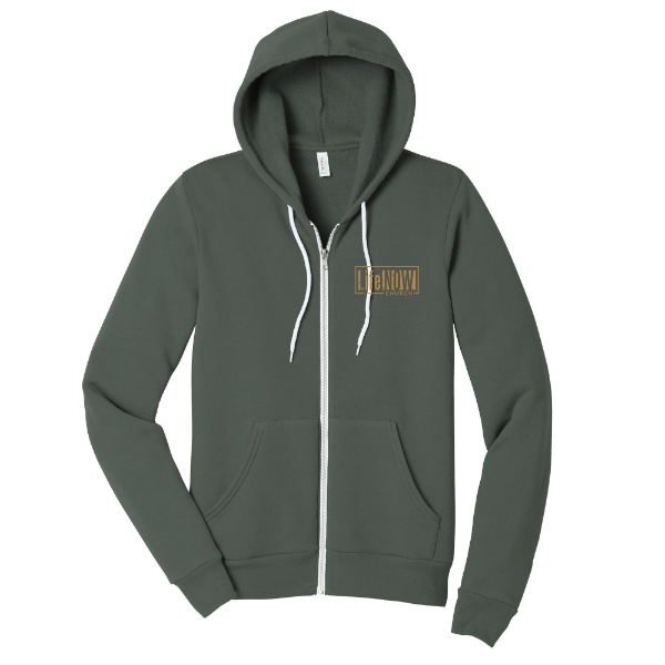 Unisex Sponge Fleece Full-Zip Hoodie