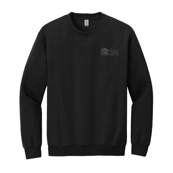Sweatshirt - Black Logo Embroidered