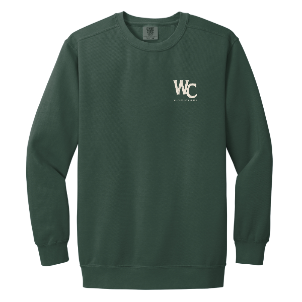 “WC” Comfort Colors Lightweight Fleece Crewneck Sweatshirt