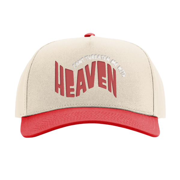 CANT THREATEN ME WITH HEAVEN - Richardson Full Fabric Five-Panel Champ