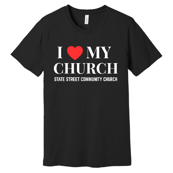 I "HEART" MY CHURCH Short Sleeve Tee