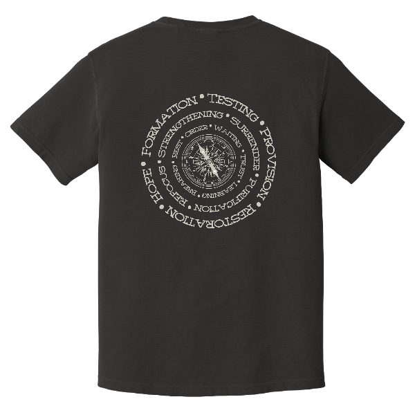 “Wilderness Compass”Comfort Colors Heavyweight Ring Spun Tee
