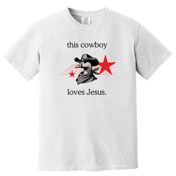 Cowboy Comfort Colors Tee