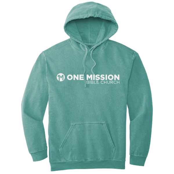 One Mission Comfort Colors Lightweight Fleece Hooded Sweatshirt