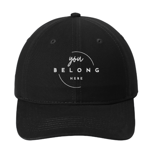 Faith Church you belong here - Brushed Twill Low Profile Cap