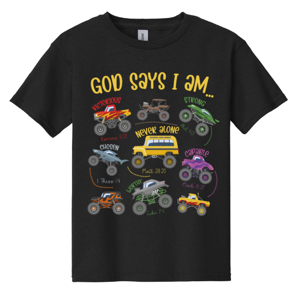 God Says I Am - Boys Shirt