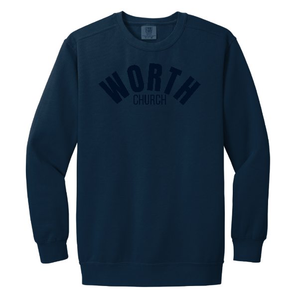 Comfort Colors Worth Church Navy/Navy