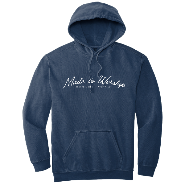 Comfort Colors Lightweight Fleece Hooded Sweatshirt