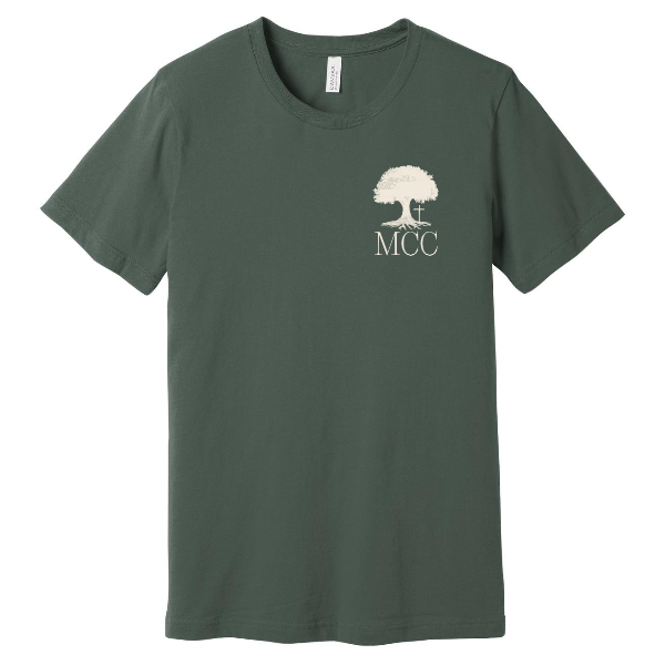 Bella Canvas Unisex Jersey Short Sleeve Tee/MCC Logo & Romans 5:8