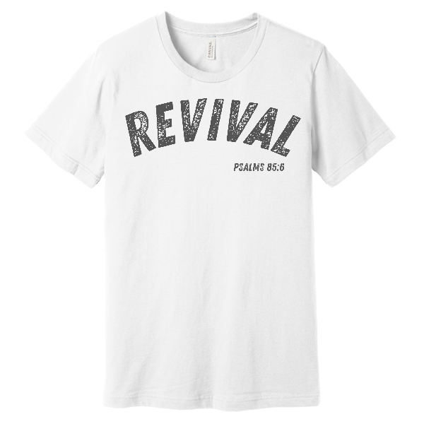 Revival Bella Canvas Tee - Church Name printed on back