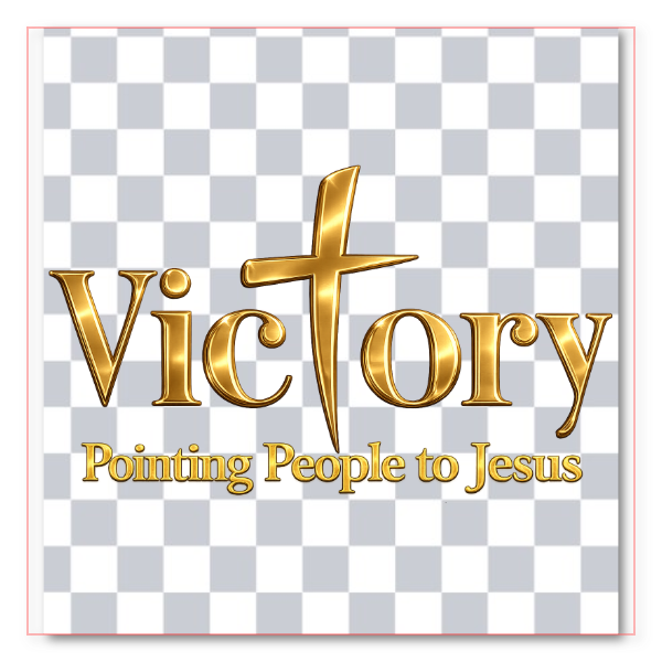Victory - Pointing to People - window sticker