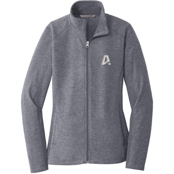*A* Port Authority Ladies Heather Microfleece Full-Zip Jacket