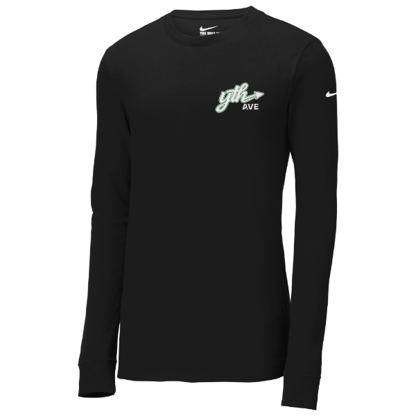 *yth* Nike Dri-FIT Cotton/Poly Long Sleeve Tee