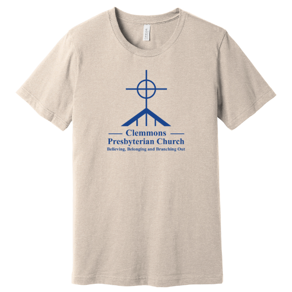 Bella Canvas Unisex Heather CVC Short Sleeve Tee Blue Ink