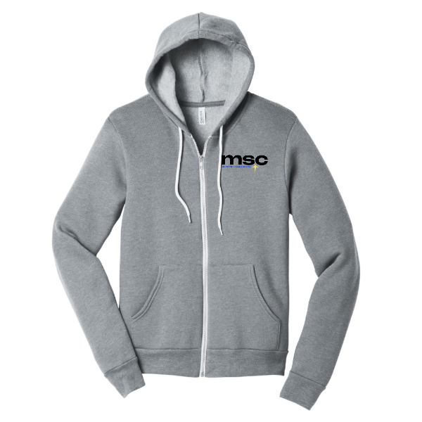 Bella Canvas Unisex Sponge Fleece Full-Zip Hoodie