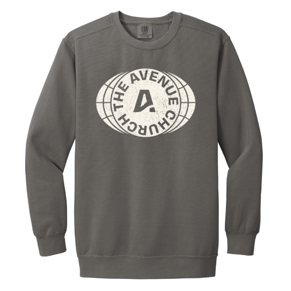 *Globe* Comfort Colors Lightweight Fleece Crewneck Sweatshirt