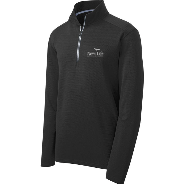 Sport-Tek Sport-Wick Textured 1/4-Zip Pullover