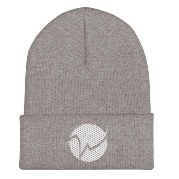 Port Authority Adult Cuffed Knit Beanie with White "W" Logo