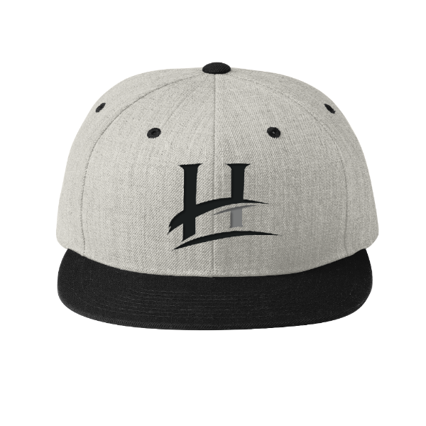 HCKY Flat Bill Snapback Cap