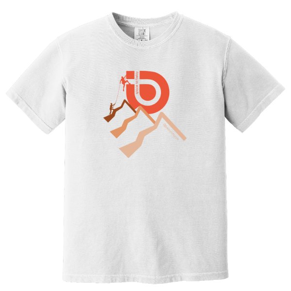 Belay Mountain Logo Comfort Colors Tee