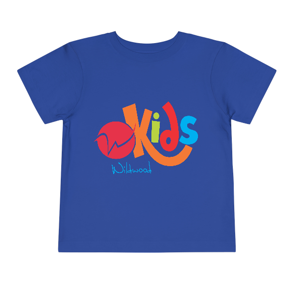 Bella Canvas Toddler Jersey Tee with Wildwood Kids Logo In Full Color