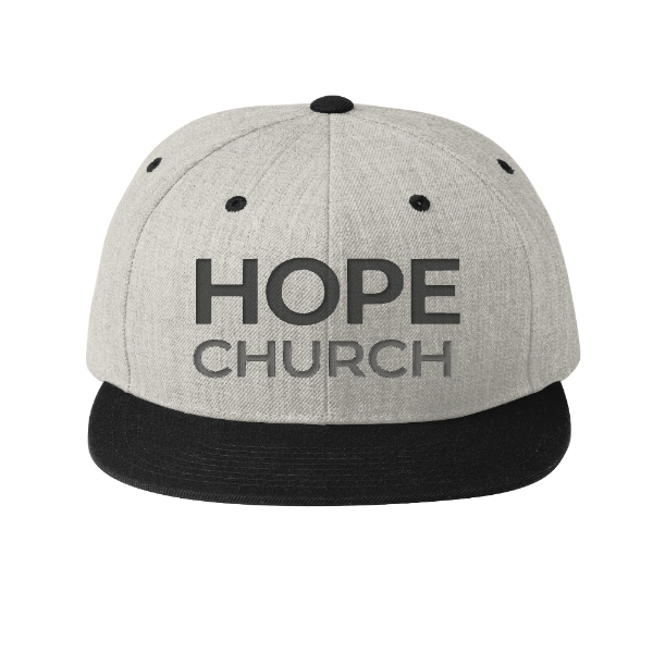 HCKY Flat Bill Snapback Cap