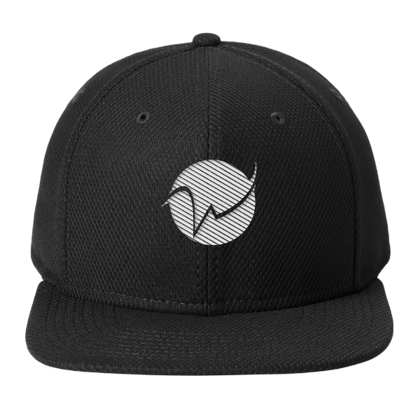 New Era Original Fit Diamond Era Flat Bill Snapback Cap with White "W" Logo