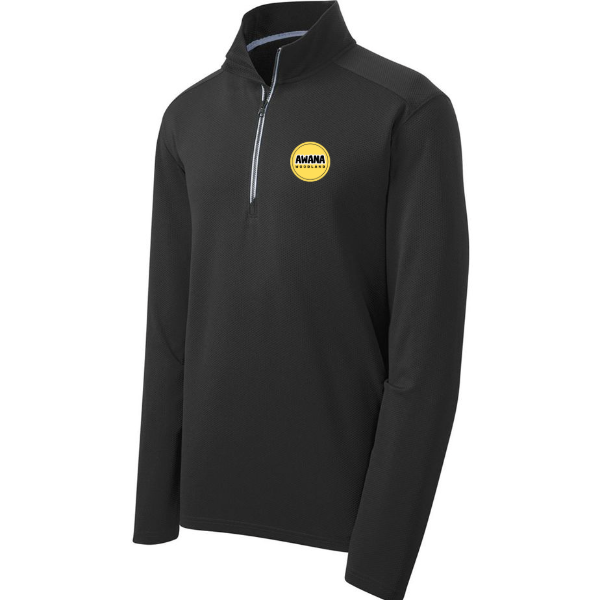 Sport-Tek Sport-Wick Textured 1/4-Zip Pullover
