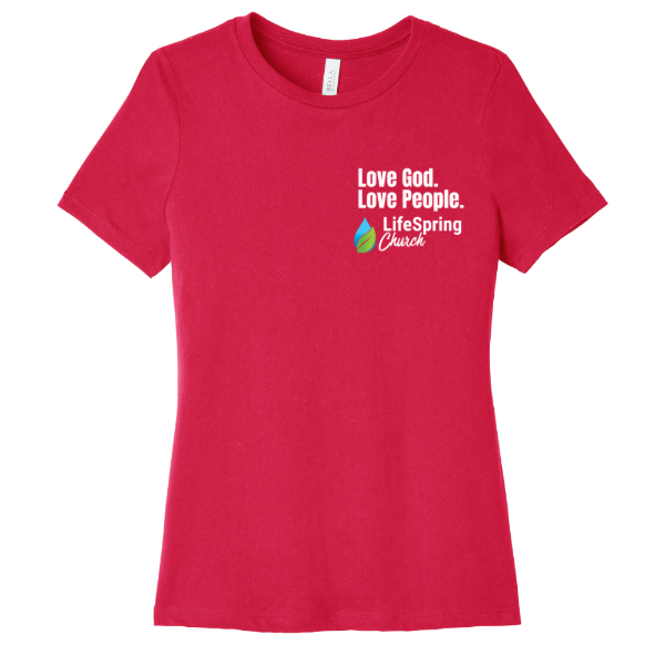 LifeSpring Love God & People Women's Tshirt
