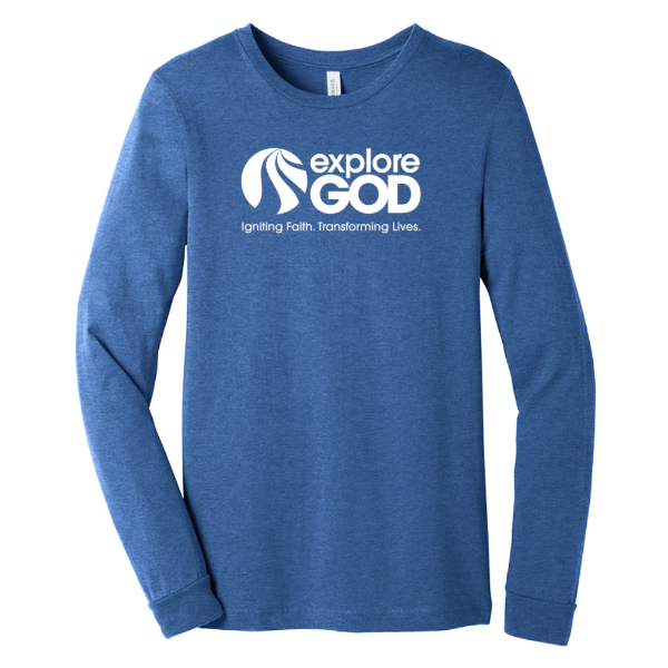 Bella Canvas Unisex Heather Long Sleeve: Tagline Tee