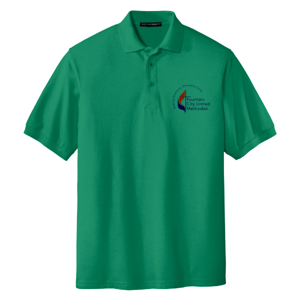 Church Logo - Port Authority Silk Touch Polo