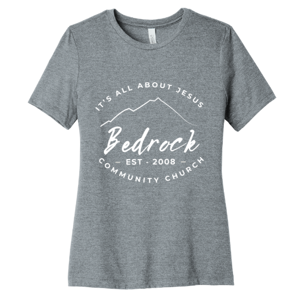 "Its All About Jesus" Bella Canvas Women's Relaxed Tee