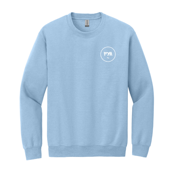 Fya Printed Gildan Heavy Blend Crewneck Sweatshirt