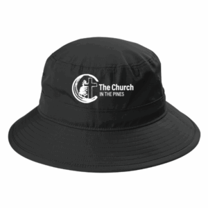 Bucket Hat Full Logo White