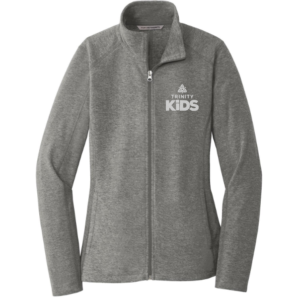 Trinity Kids Port Authority Ladies Heather Microfleece Full-Zip Jacket