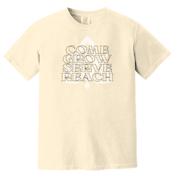 Come, Grow, Serve, Reach T-shirt